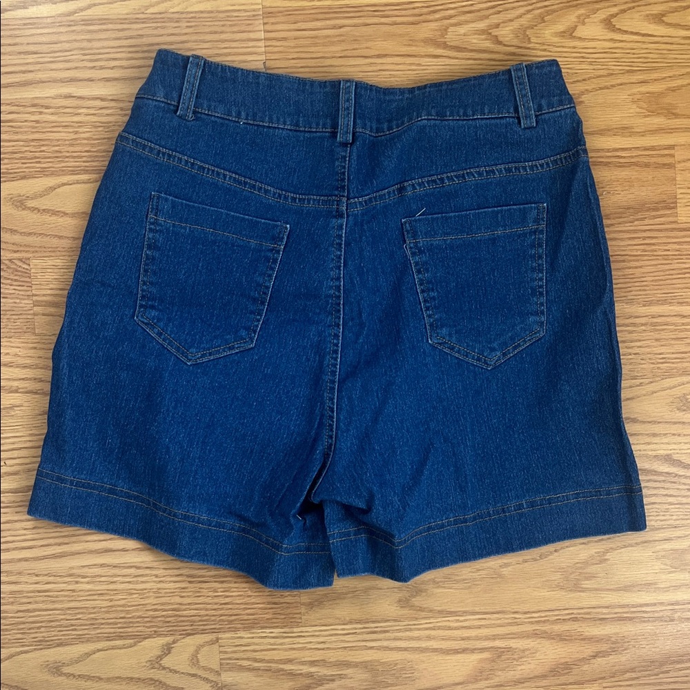 Denim Blue Women's Shorts/skirt - Picture 3 of 4